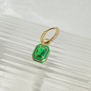Fearless Earring Emerald