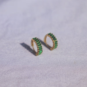 Mini Harper Earrings Green